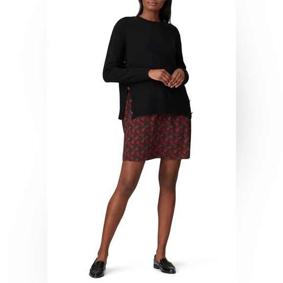 Coach Horse And Carriage Sweater Dress rent the runway silk wool large - Picture 1 of 7